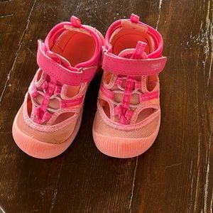 Pink water shoes size 8